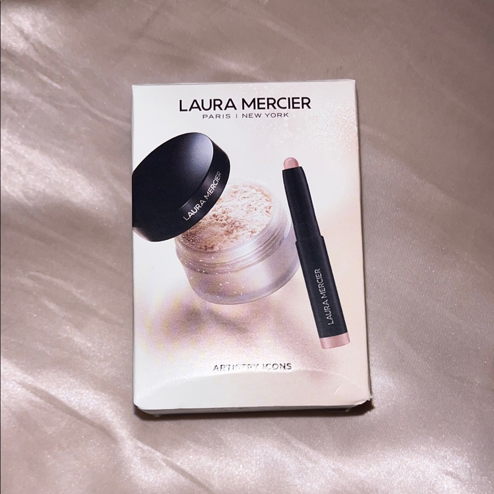 Laura Mercier artistry icons set, Setting Powder & Stick eye color rose gold